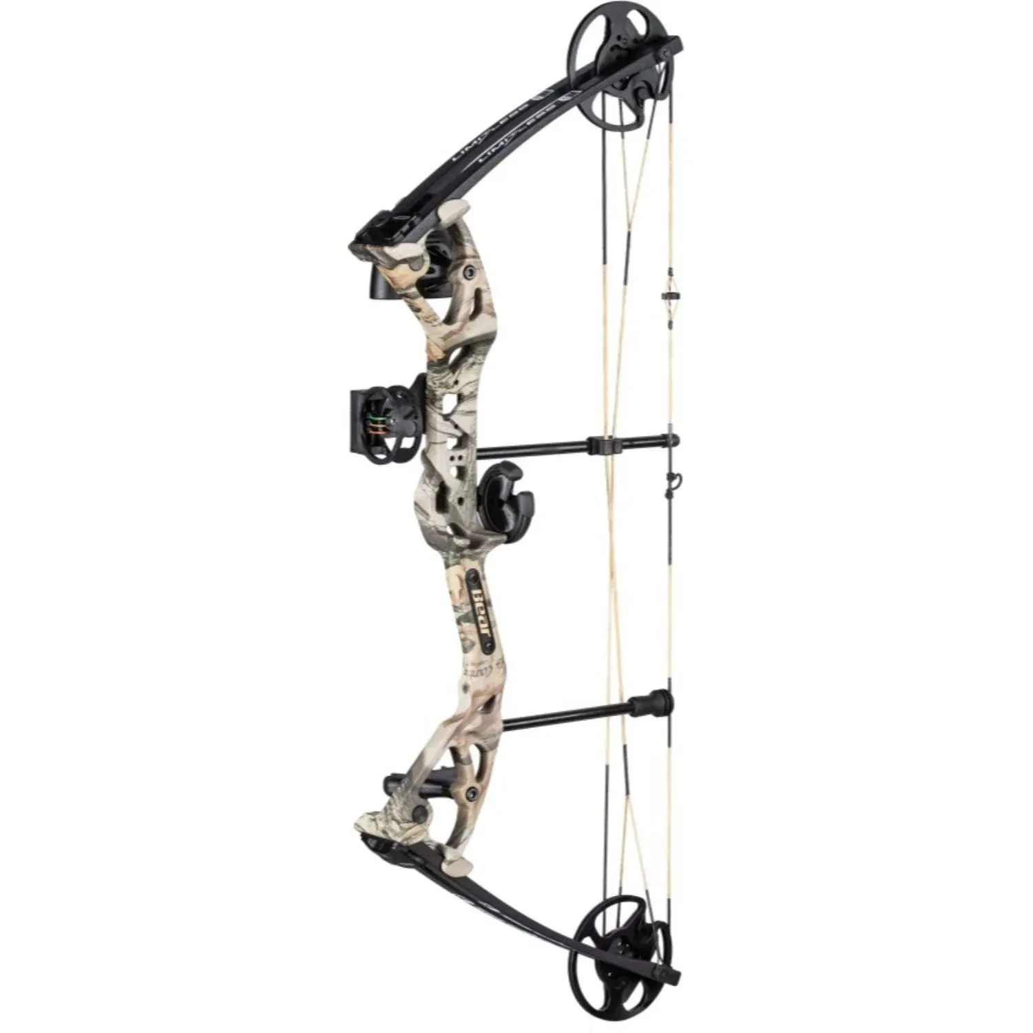 Bear Limitless Dual Cam Compound Bow - Includes Quiver, Sight and Rest