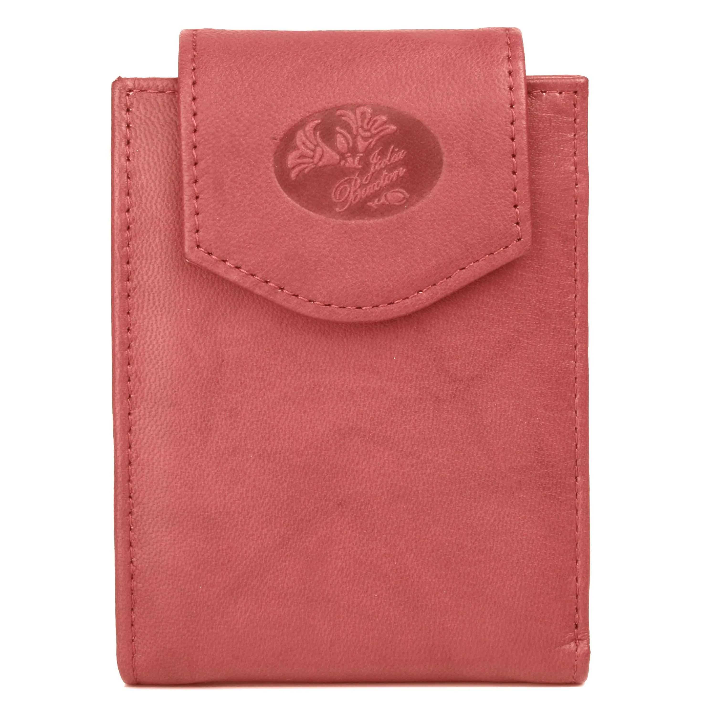 Julia Buxton Women's Heiress Convertible Billfold Leather, Red