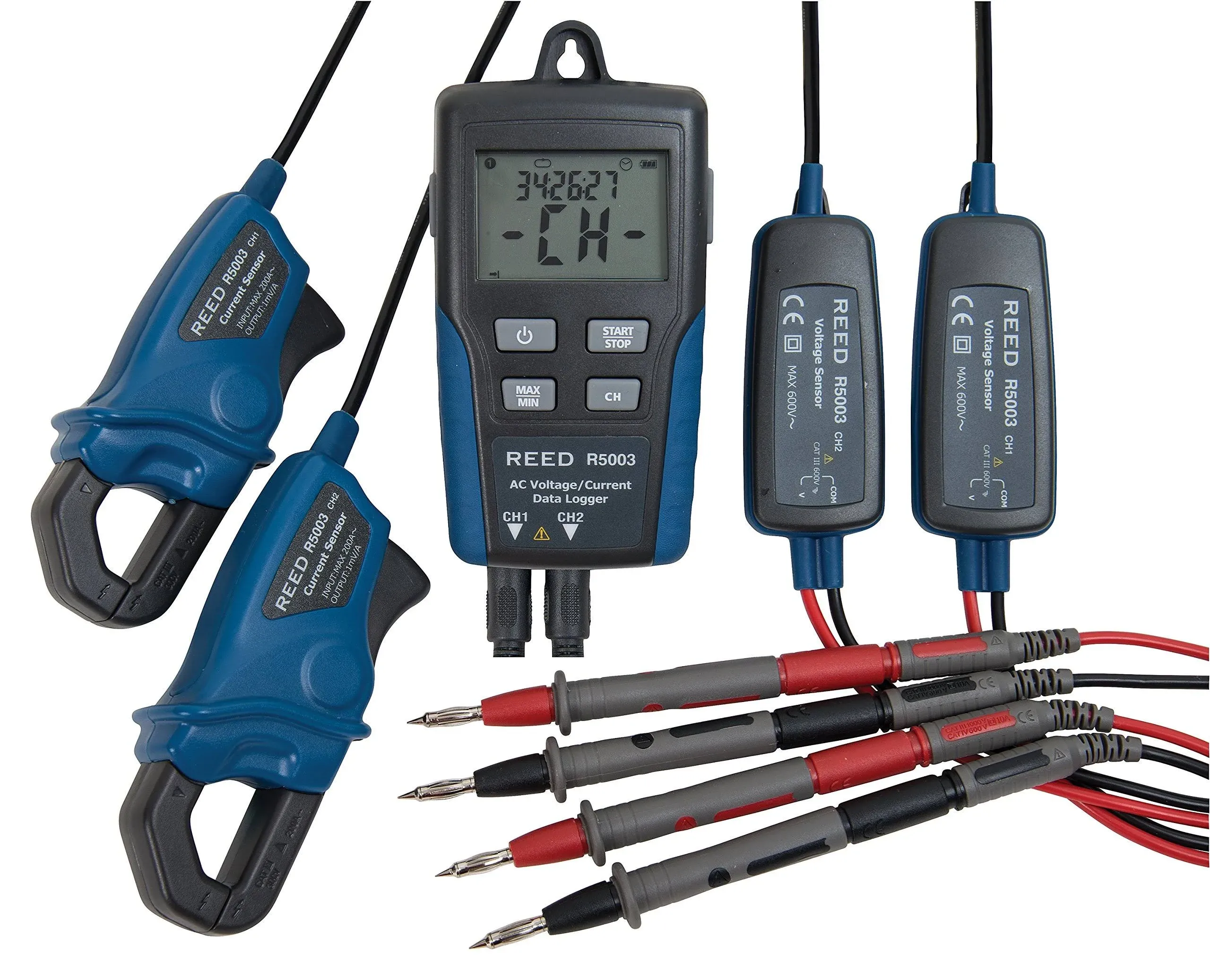 Dual Input True RMS AC Voltage/Current Datalogger