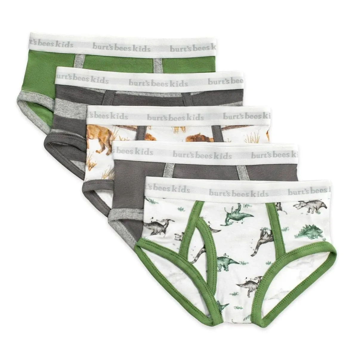 Burt's Bees Baby Toddler Boys' Underwear, Organic Cotton, Tag-Free Comfort Briefs