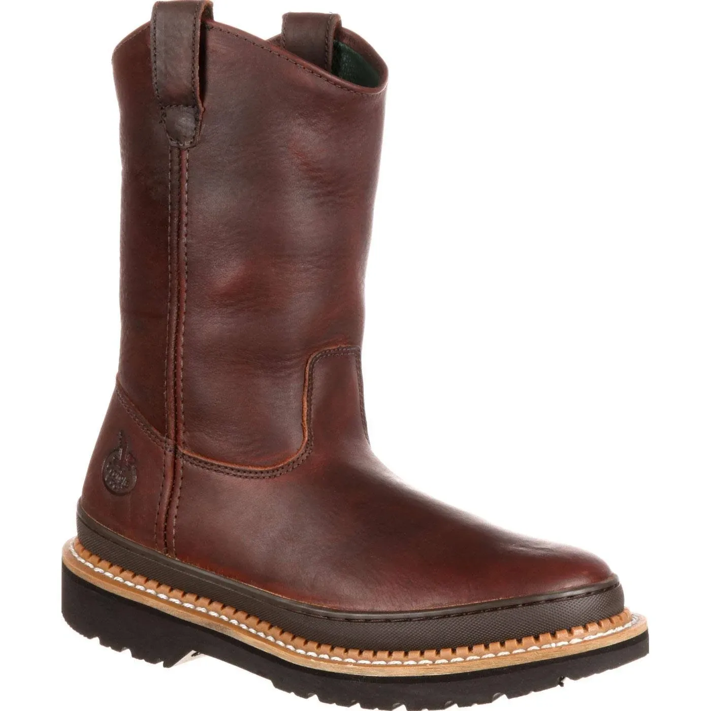 G4274 Men’s Georgia Giant Brown Pull On Wellington Work Boots