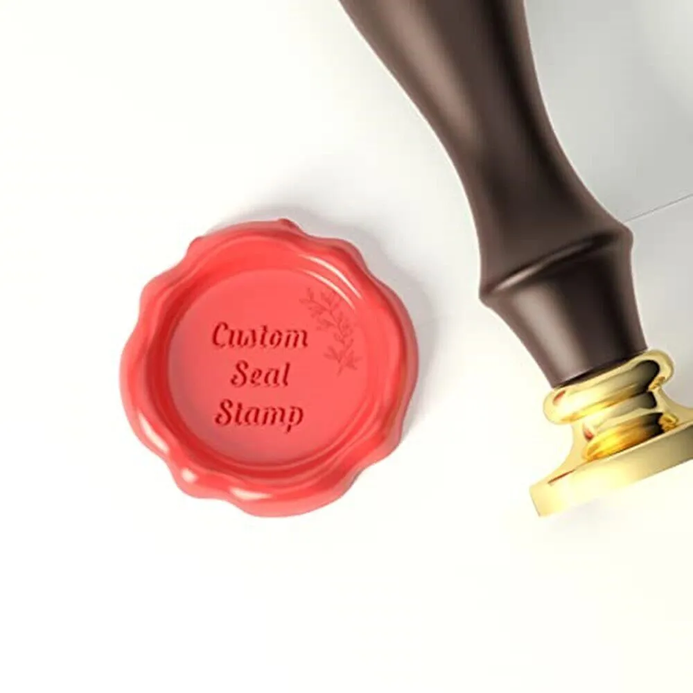 Custom Wax Seal Stamp Personalized Name/Text/Lett<wbr/>er/Image/Logo Sealing Wax Stamp