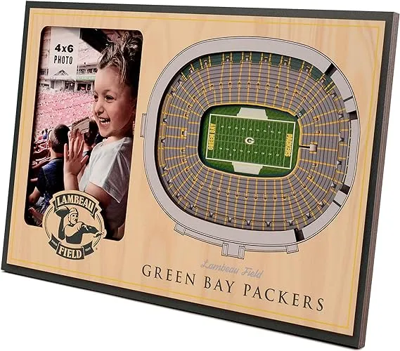 YouTheFan NFL Green Bay Packers 3D StadiumViews Picture Frame