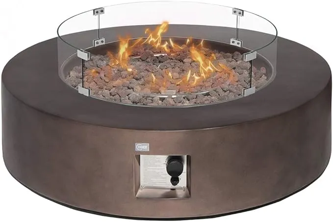 COSIEST Outdoor Propane Fire Pit Table