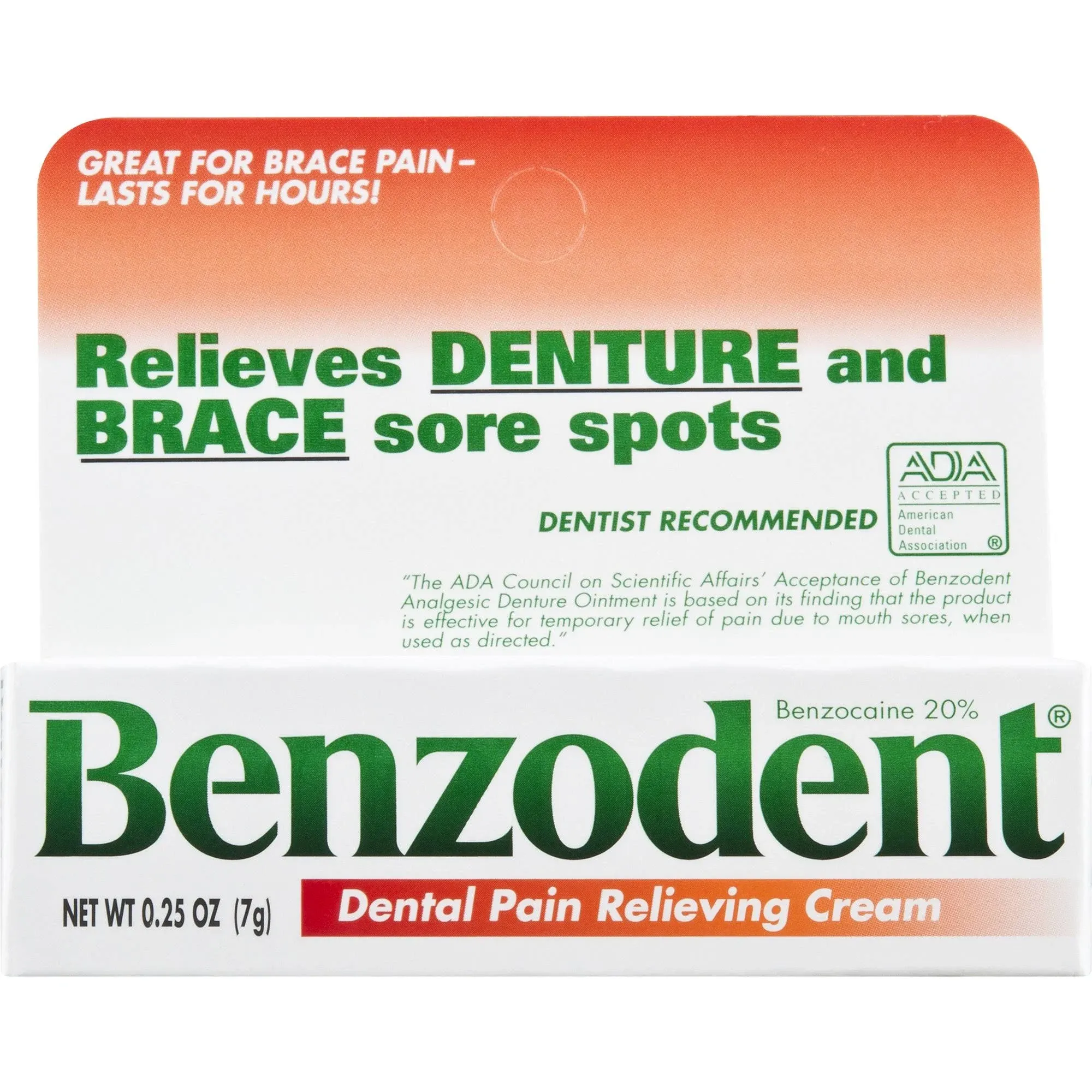 3 Pack Benzodent Denture Ointment - 0.25 Oz Each