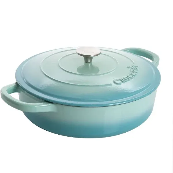 Pot Maker 5 Quart Round Enamelled Cast Iron Stew Pot. Pot Maker 5 Quart Round