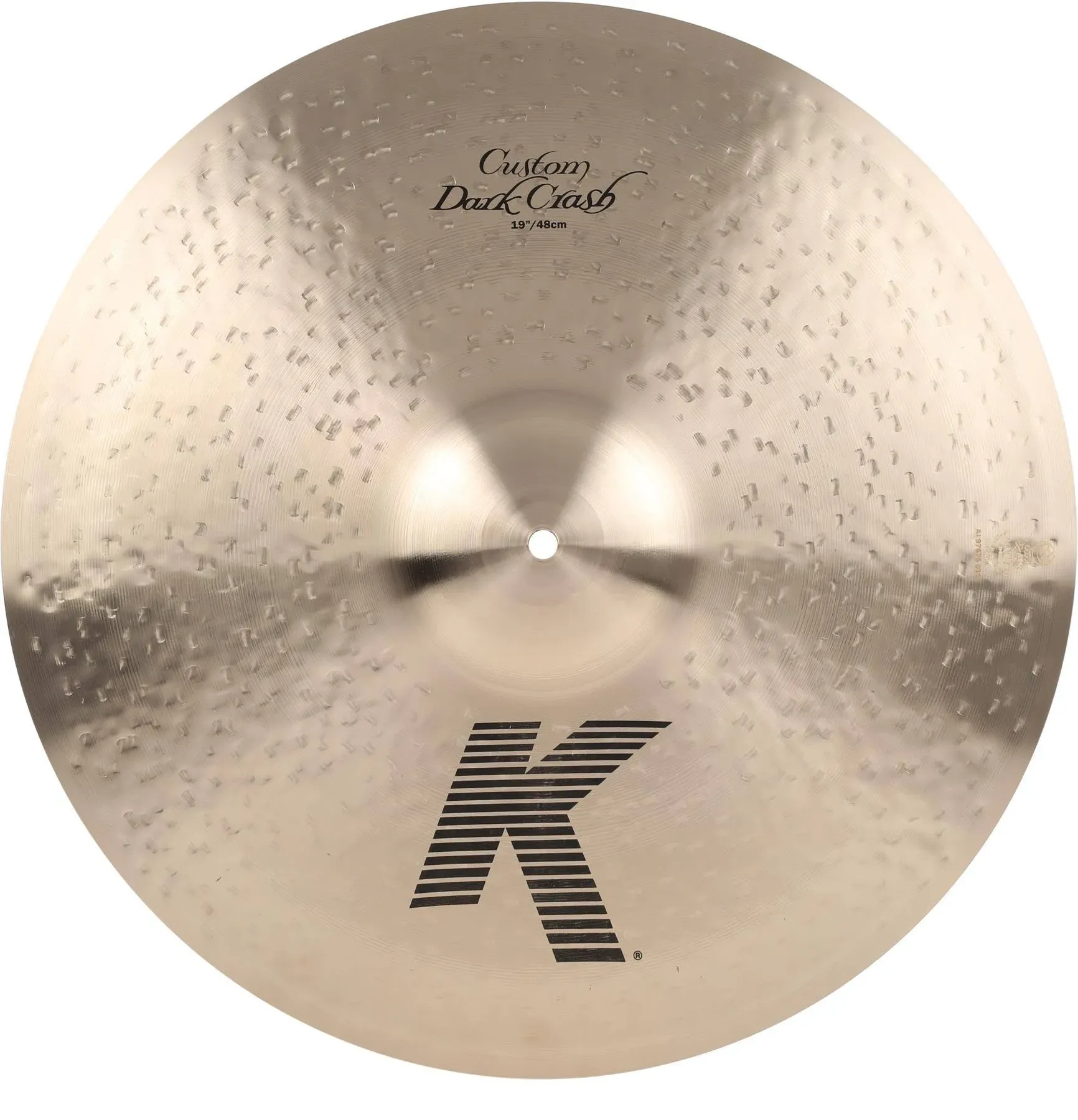 Zildjian 19&#034; K Custom Dark Crash Cymbal, K0978, Bronze, Traditional Finish 1620g