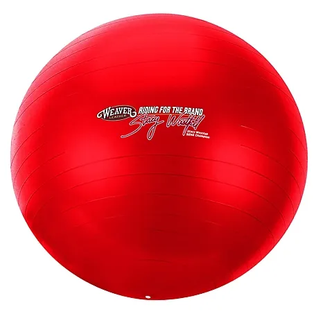 Weaver Leather Stacy Westfall Activity Ball, Red, Large