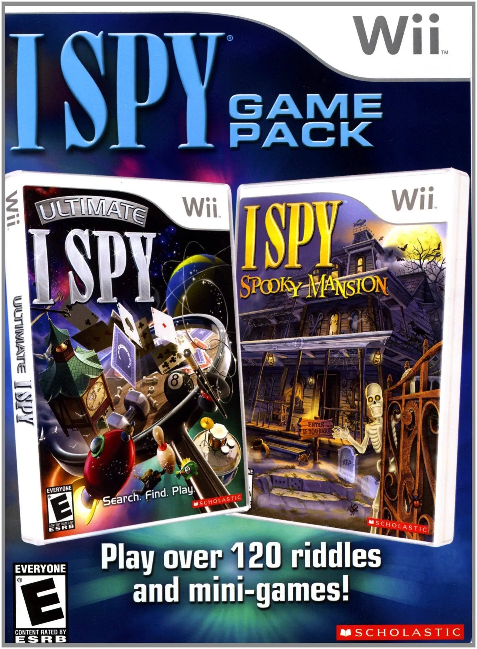 Ultimate I Spy I Spooky Mansion Game Pack Nintendo Wii