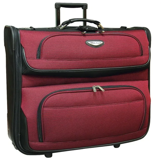 Travel Select Amsterdam Rolling Garment Bag, Red