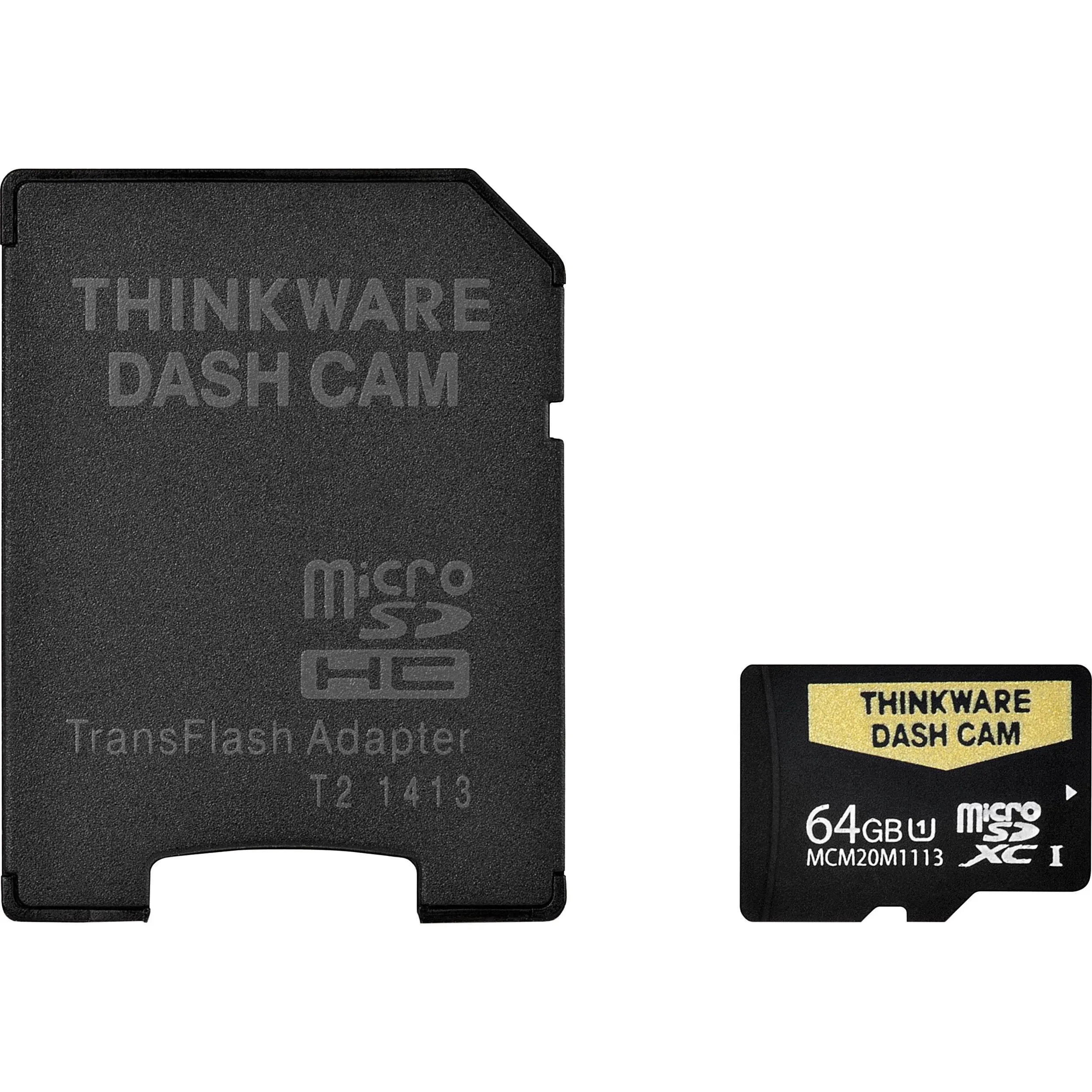 THINKWARE TWA-SMU64 UHS-I 64GB MicroSD Card with SD Card Adapter