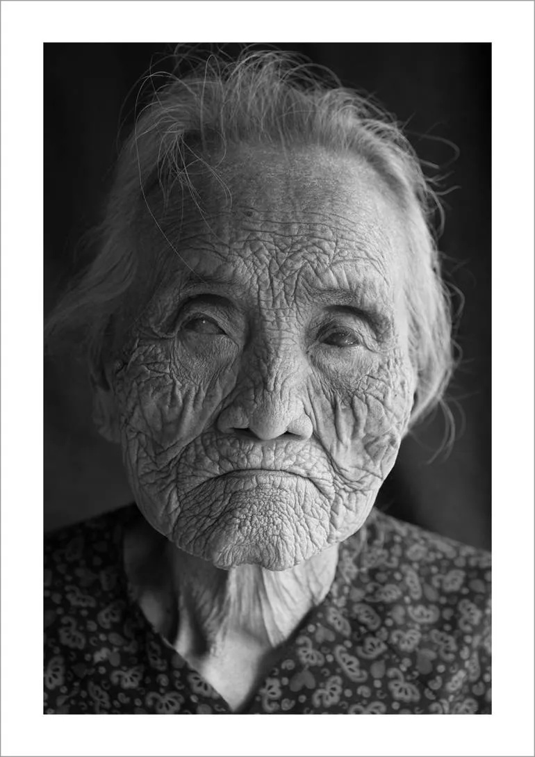 Original Portrait Photography by Matthias Leupold | Portraiture Art on Paper | A Blind Woman, Hoi An, Vietnam - Limited Edition of 1