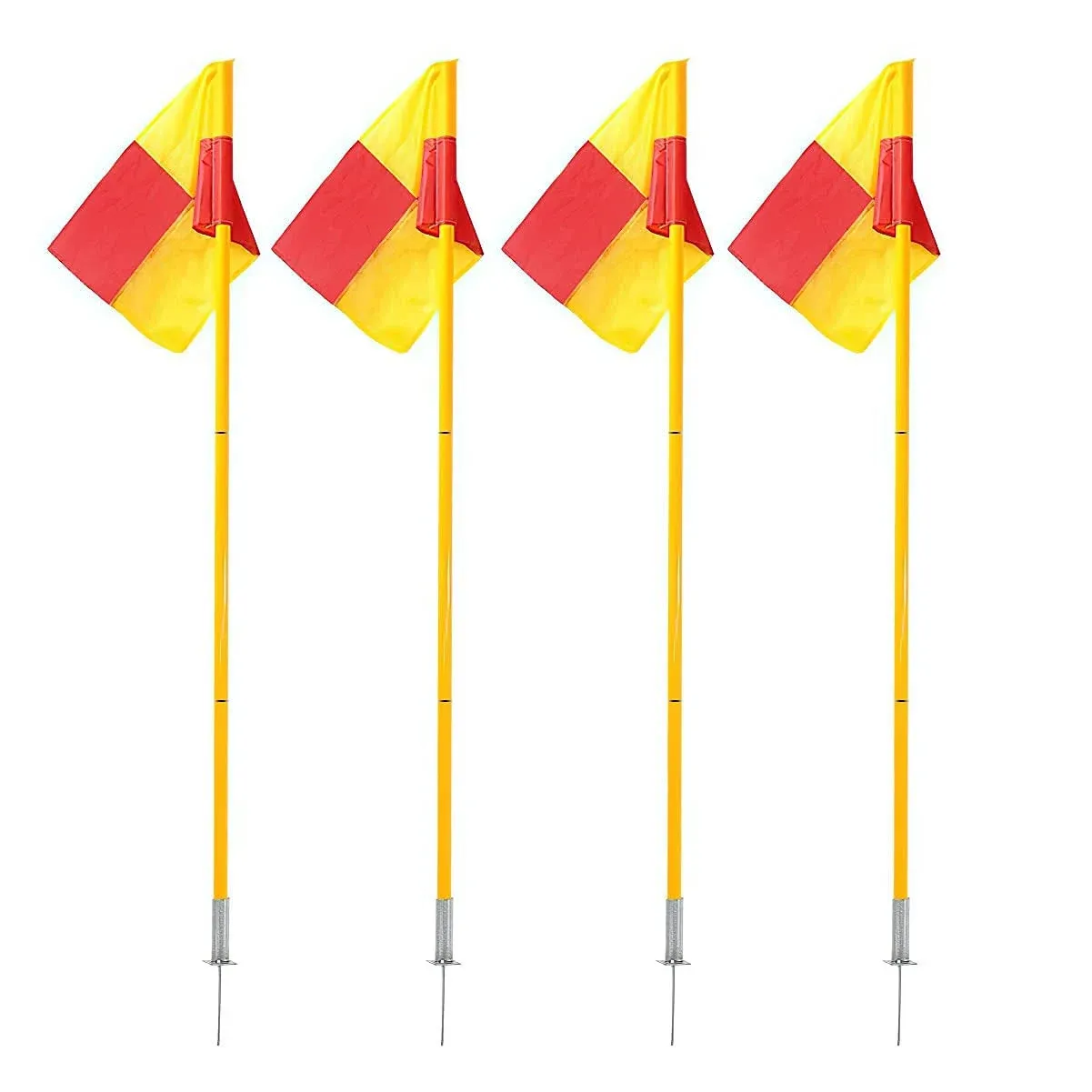 Scooer Football Field Corner flags Portable Soccer Flags Soccer Poles,Dribblin<wbr/>g