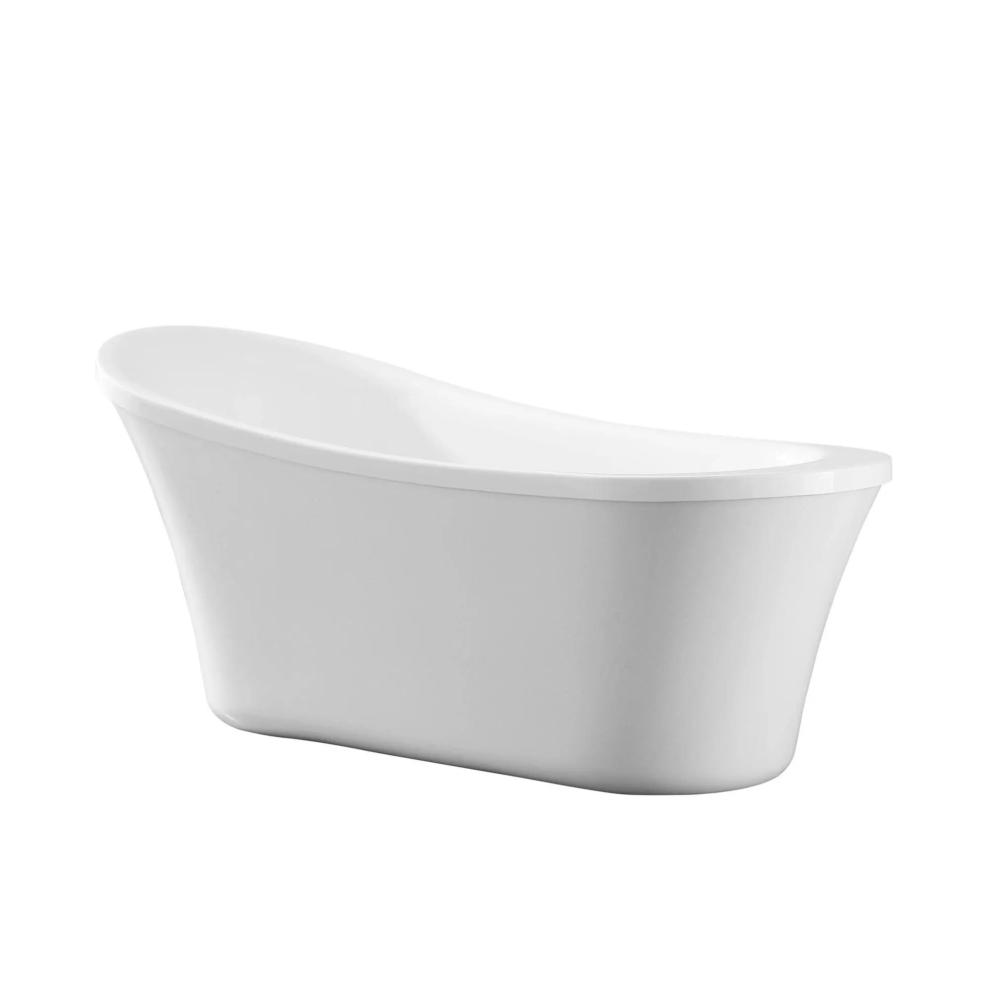 Ove Decors Ruby Acrylic 65-inch Freestanding Bathtub (White)