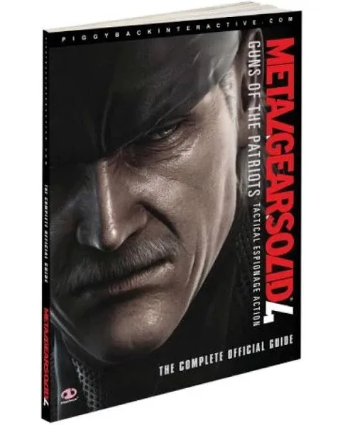 Prima Official Game Guide: Metal Gear Solid : Guns of the Patriots (store copy) 