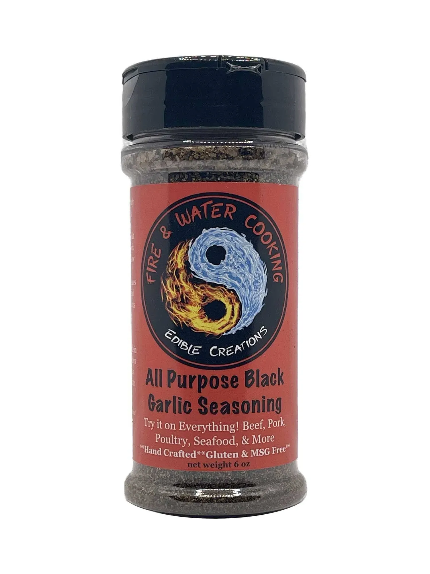 Fire & Water Cooking All Purpose Black Garlic Rub