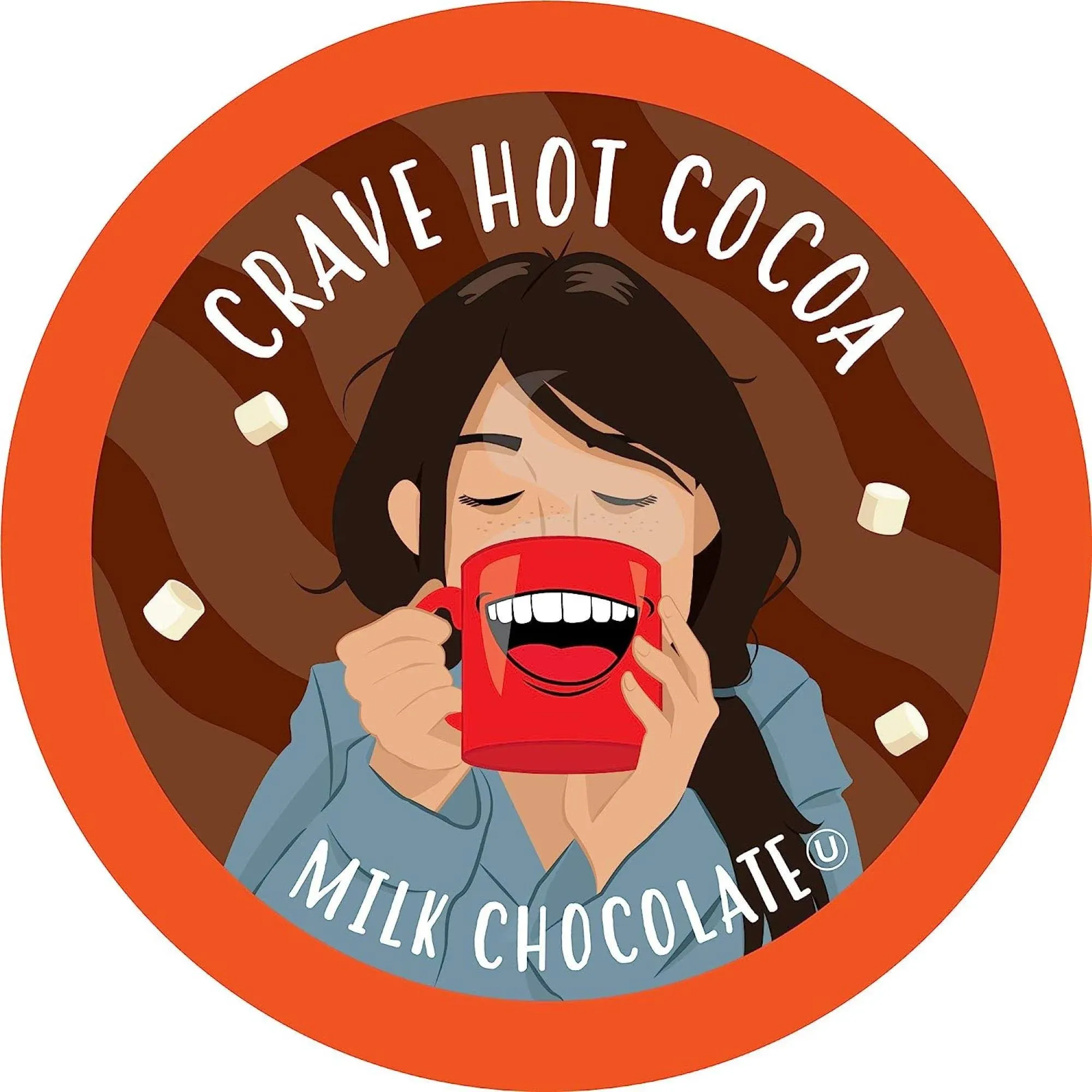 Crave Beverages Hot Chocolate Pods for K-Cup Brewers