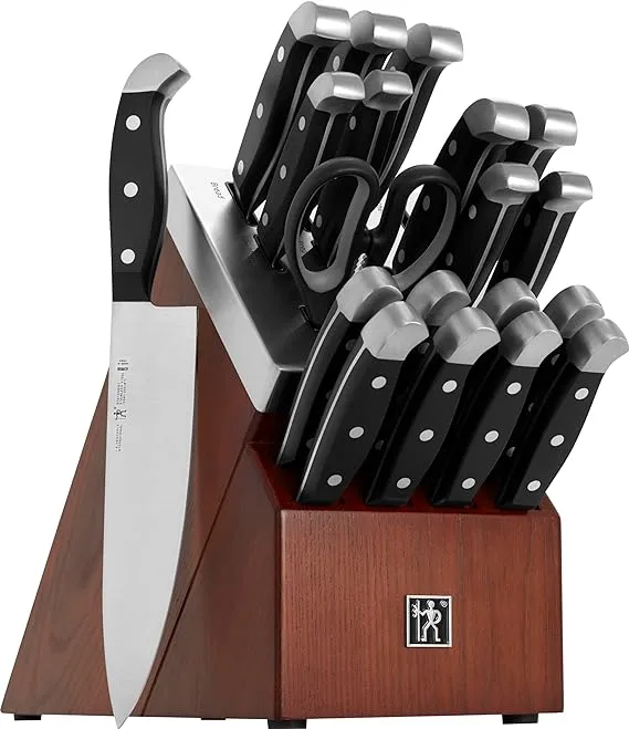 Henckels 1020899 Solution 20-Piece Self-Sharpening Knife Block Set