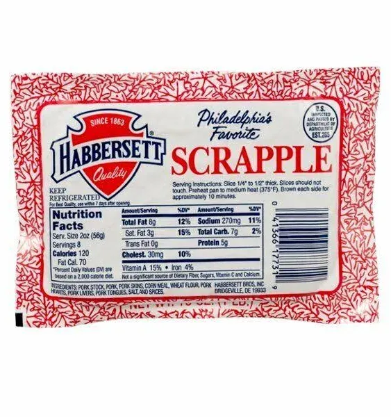 Taylor Pork Roll and Habbersett Scrapple (8 Pack)