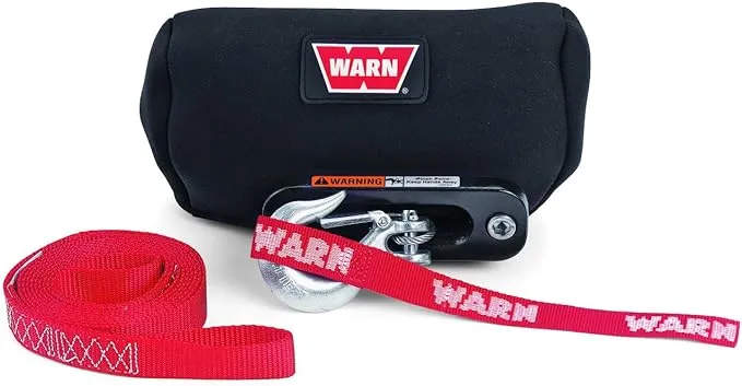 WARN 8557 Soft Winch Cover with Bungee Cord Fasteners for M8274-50 Winches