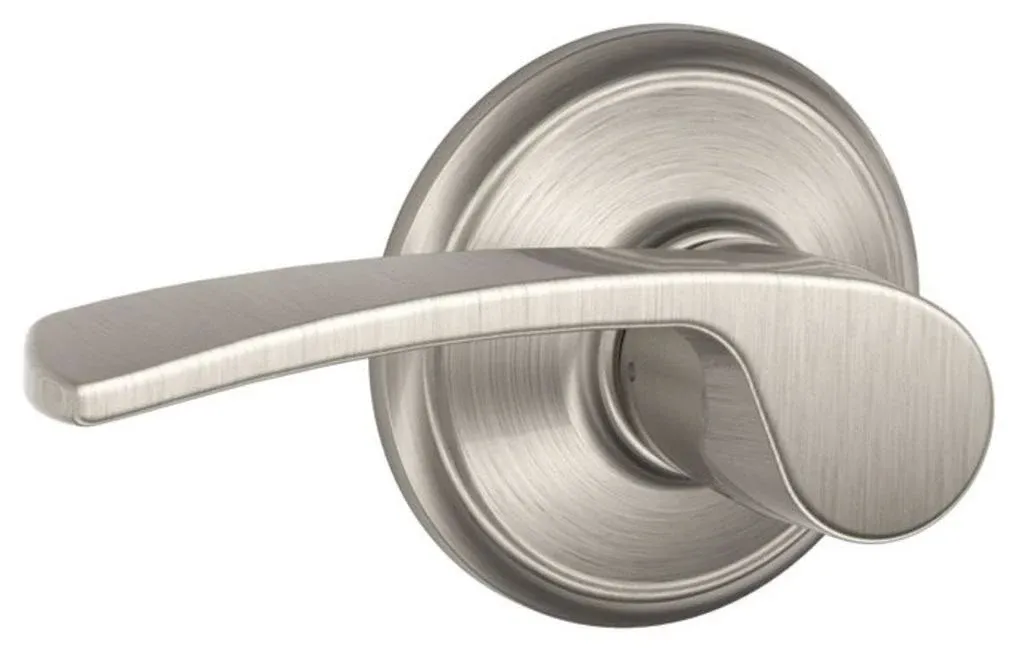 Schlage Residential F10 MER 619 F10MER619 16-080 10-027 Merano Passage - Satin Nickel