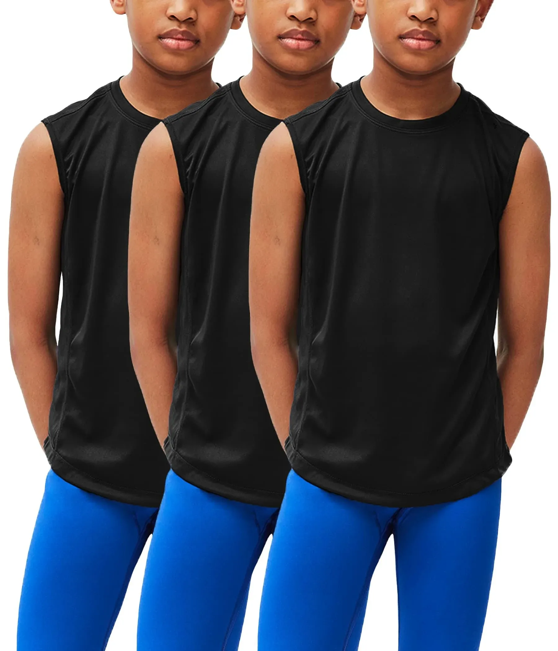 DEVOPS Boys Baselayer Workout Tank Top Sleeveless