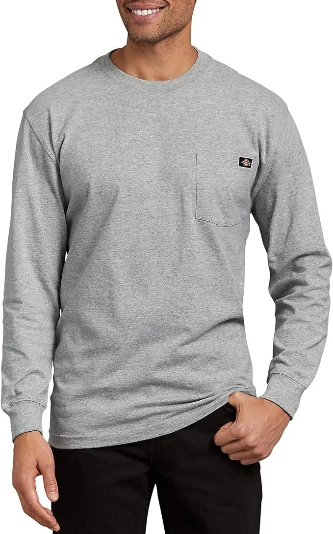 Dickies Big and Tall Men's Long Sleeve Heavyweight Crew Neck