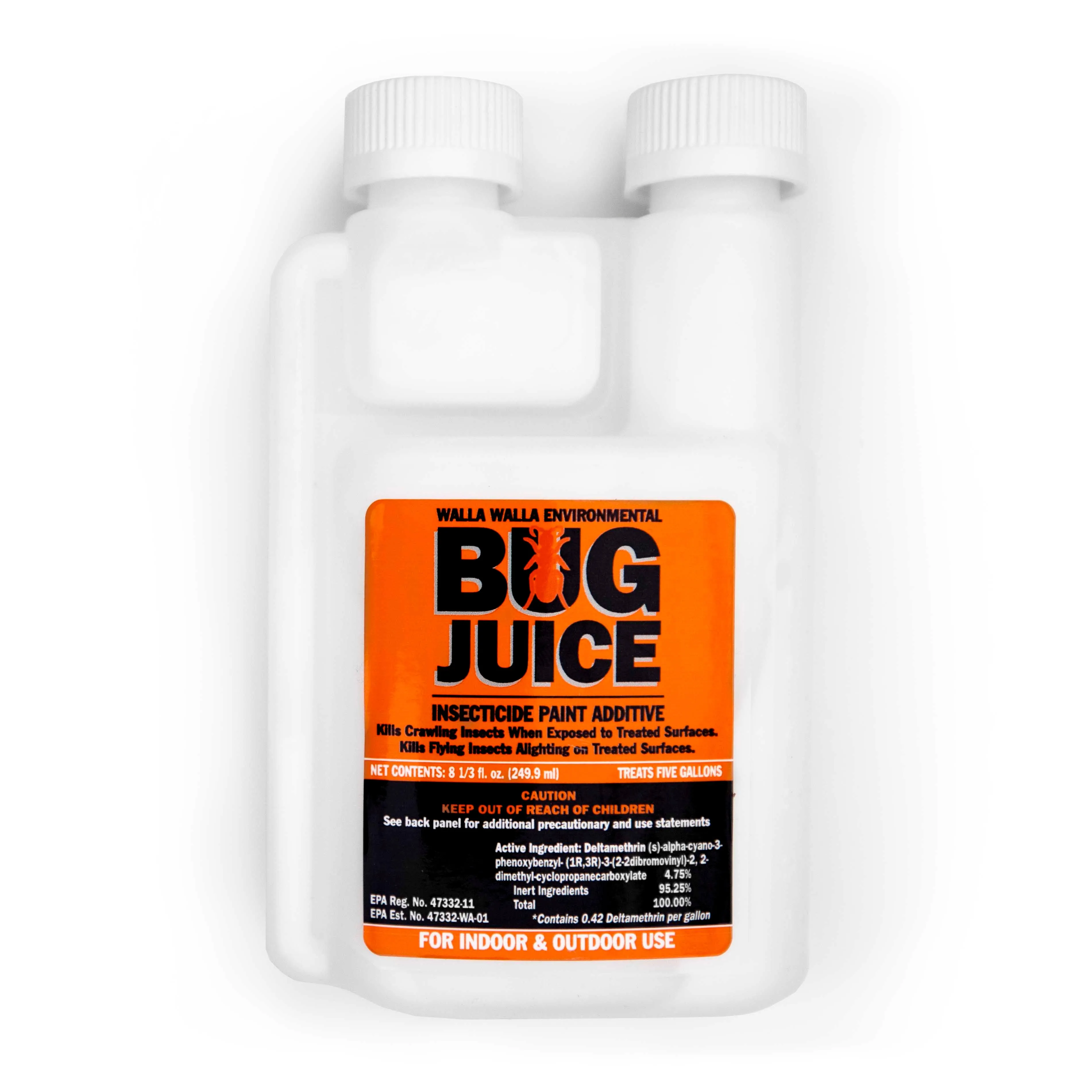 Walla Walla Environmental 37001 8.33 oz. Bug Juice Paint Additive Treats 5 Gallon