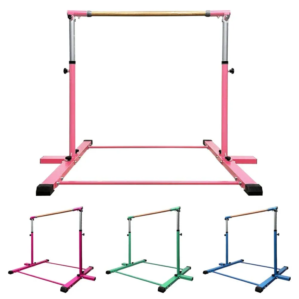 GLANT Gymnastic Kip Bar,Horizontal Bar for Kids Girls Junior,3' to 5' Adjustable ...