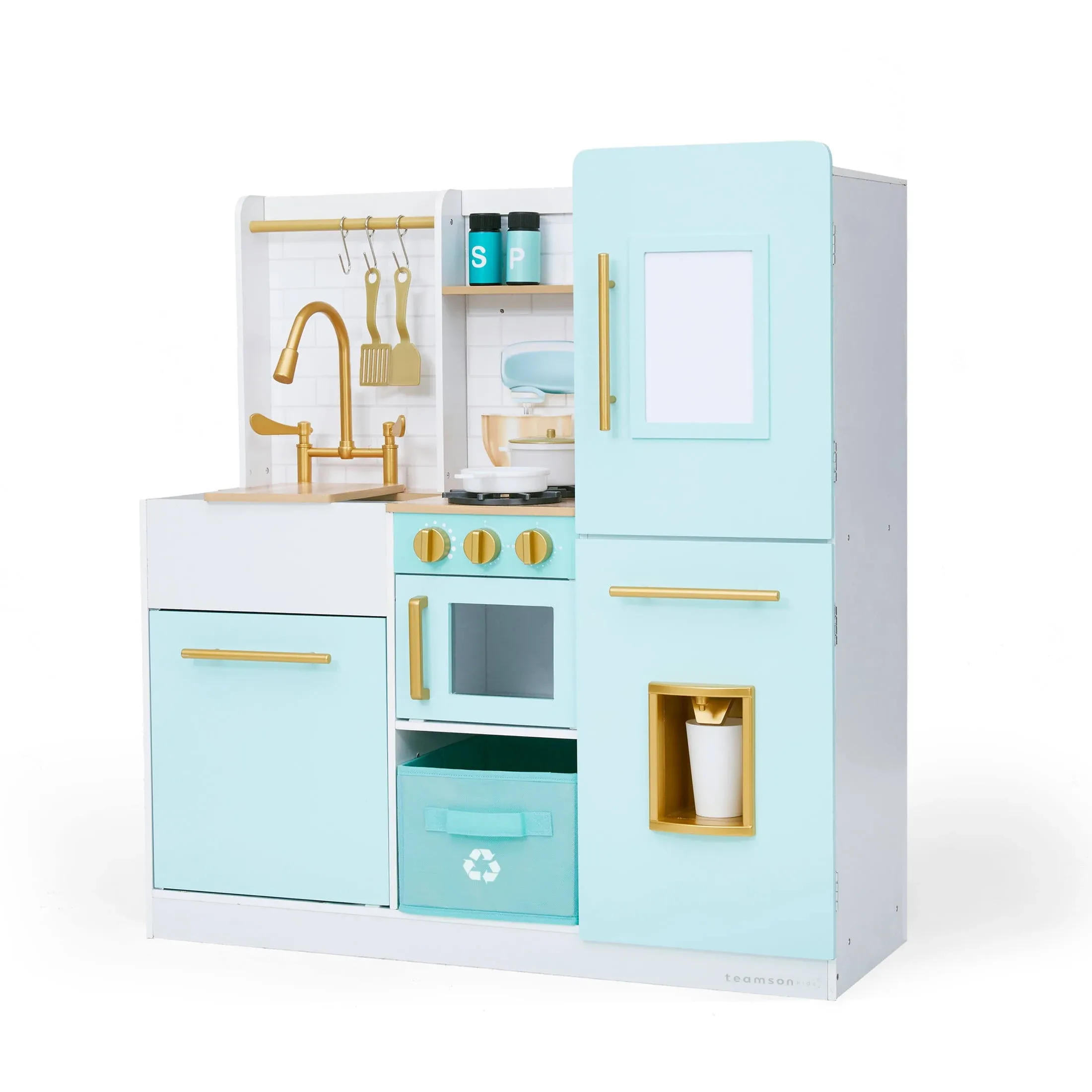 Biscay Delight Classic Play Kitchen - Mint - Kids Toys And Games - by TEAMSON US INC | Houzz