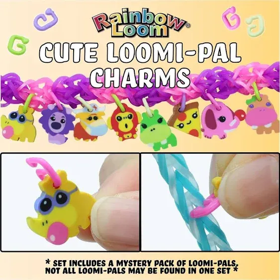 Rainbow Loom Loomi-Pals Mini Bracelet Making Combo with Happy Loom