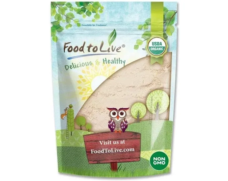 Food to Live Organic Coconut Flour, 4 Pounds - Non-GMO, Kosher, Raw, Vegan ...