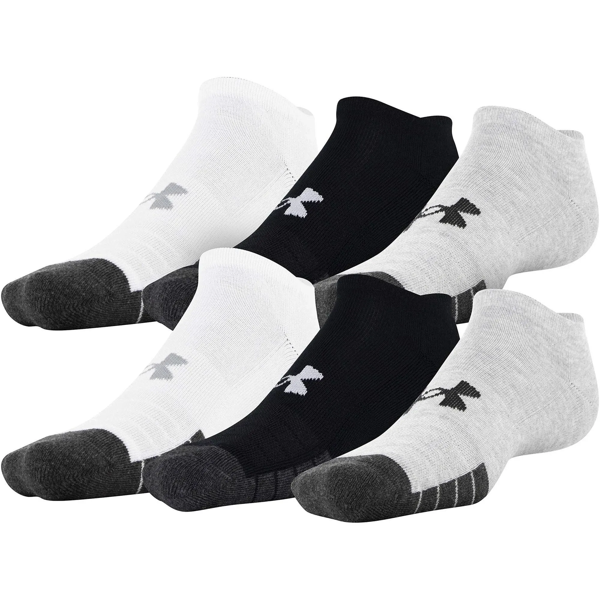 Under Armour - Unisex UA Performance Tech No Show Socks 6-Pack