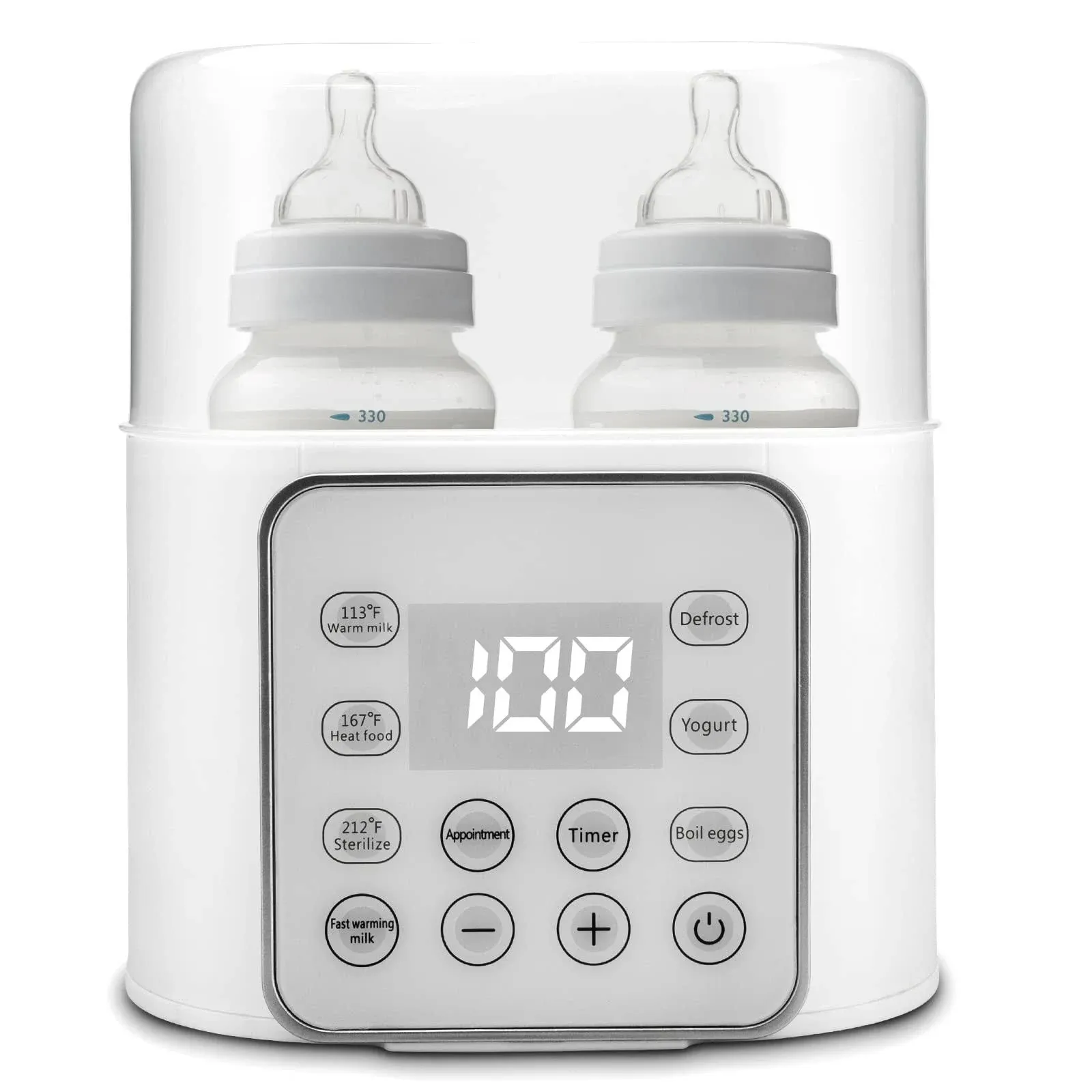 Winged Whale Baby Bottle Warmer 9-in-1 Multifuntion Breast Milk Warmer, Fast Baby ...