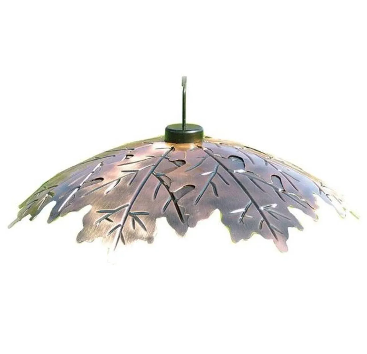 Leaf Design Weather Shield - Copper Finish