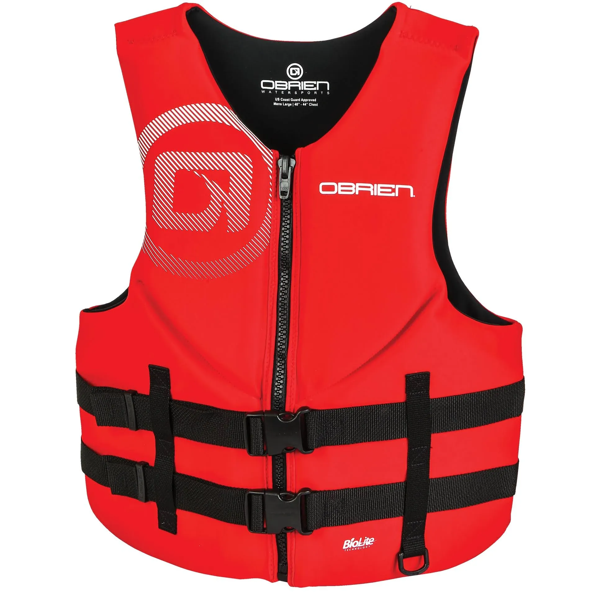 O'Brien Men's Traditional Red BioLite Life Jacket