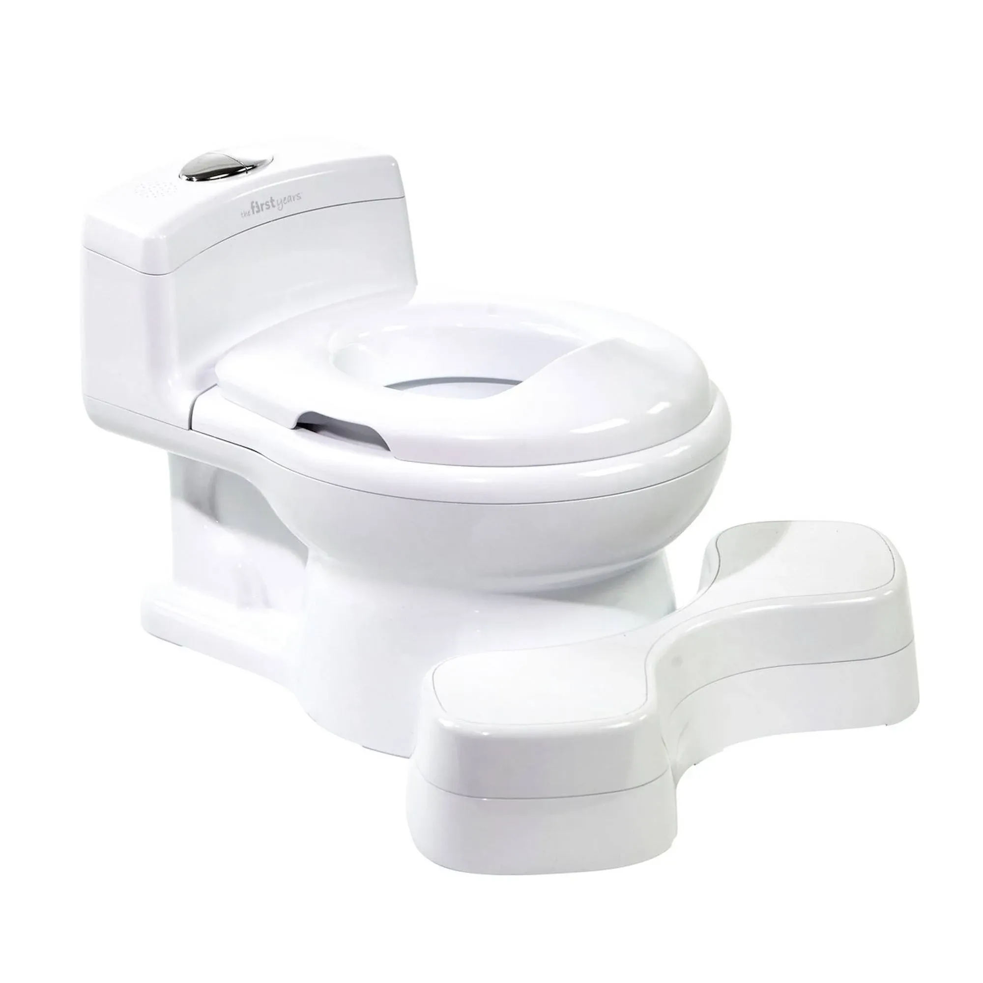 The First Years Super Pooper Plus Potty Training Seat - White