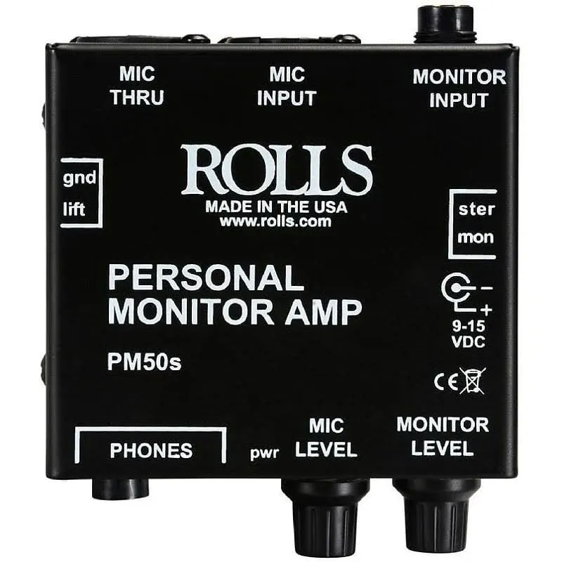 Rolls PM50S Personal Monitor Amp