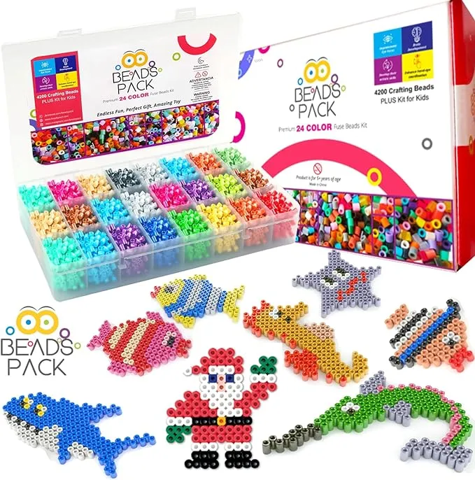 BeadsPack Fuse Beads Kit for Kids