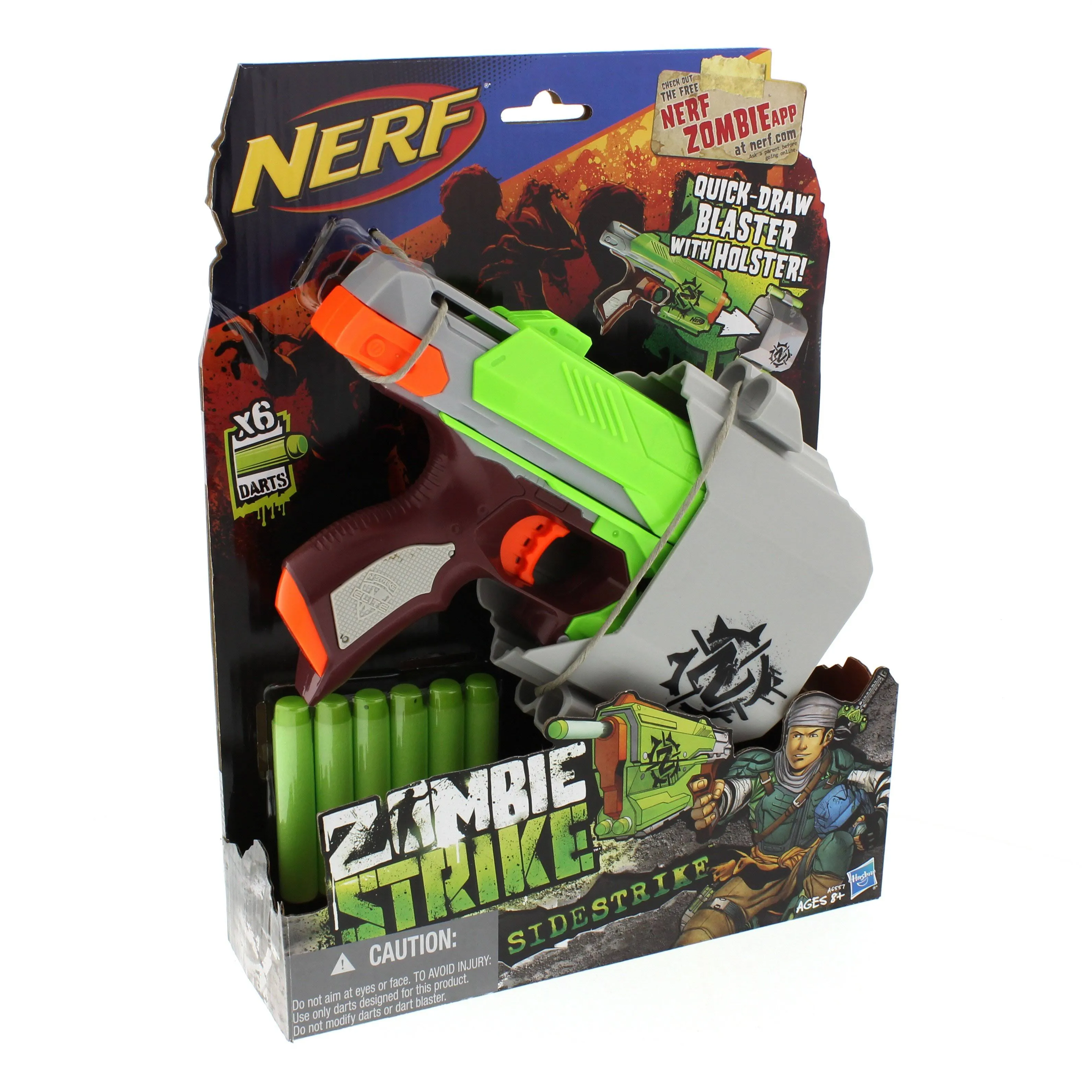 NERF Zombie Strike Sidestrike Blaster