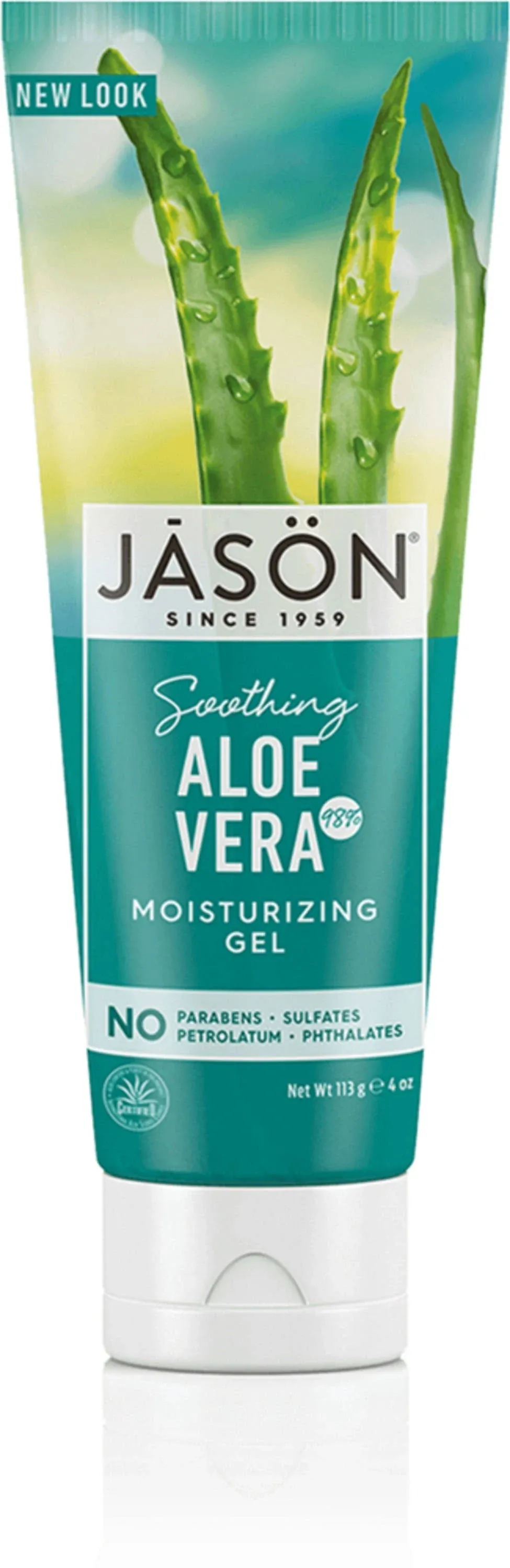 Aloe Vera Super Gel 98% Tube 4 Oz By Jason Natural Products