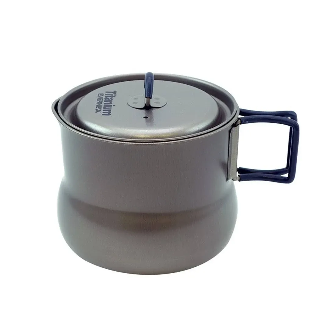 Evernew Titanium Ti Ultralight Tea Pot 800 800ml w/Pour Spout/Lid/Hand<wbr/>les ECA546