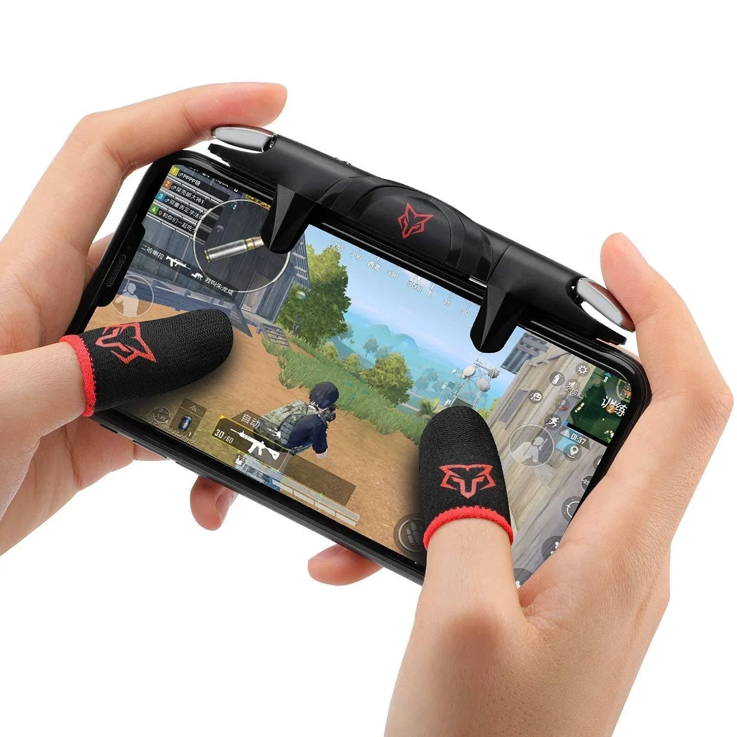 rinsfox Mobile Trigger,Mobile Game Controllers [standard Version], Foldable Plug ...