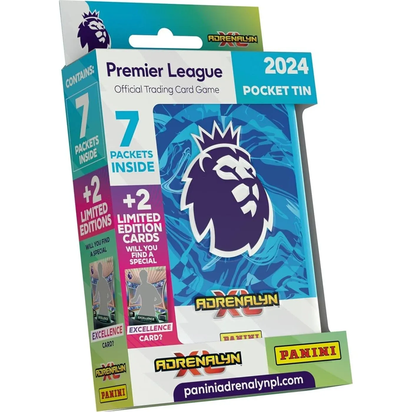 Panini Premier League 2023/24 Adrenalyn XL Trading Cards Pocket Tin Assorted New