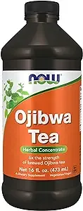 NOW Supplements, Ojibwa Tea Concentrate, 6x the strength of brewed Ojibwa Tea, Herbal Concentrate, 16-Ounce