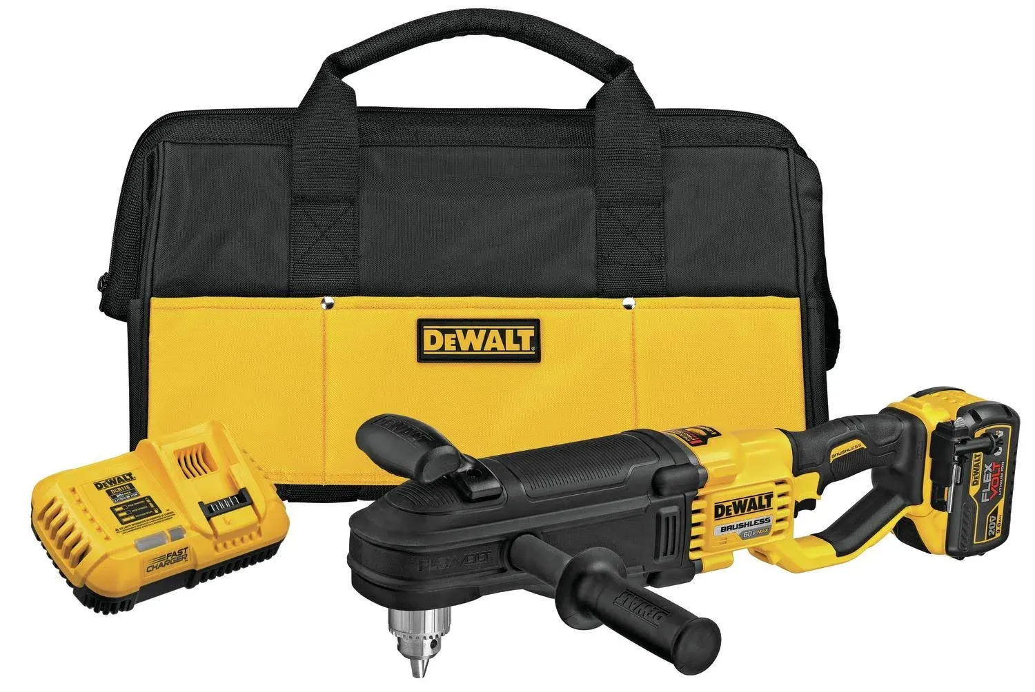 NEW DEWALT DCD470X1 60V In-Line Stud &amp; Joist Drill w/ E-Clutch TOOL Kit New