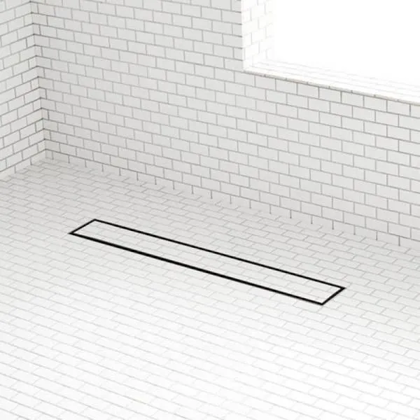 Signature Hardware Cohen Linear Tile-In Shower Drain with Drain Flange 32&#034; Matte