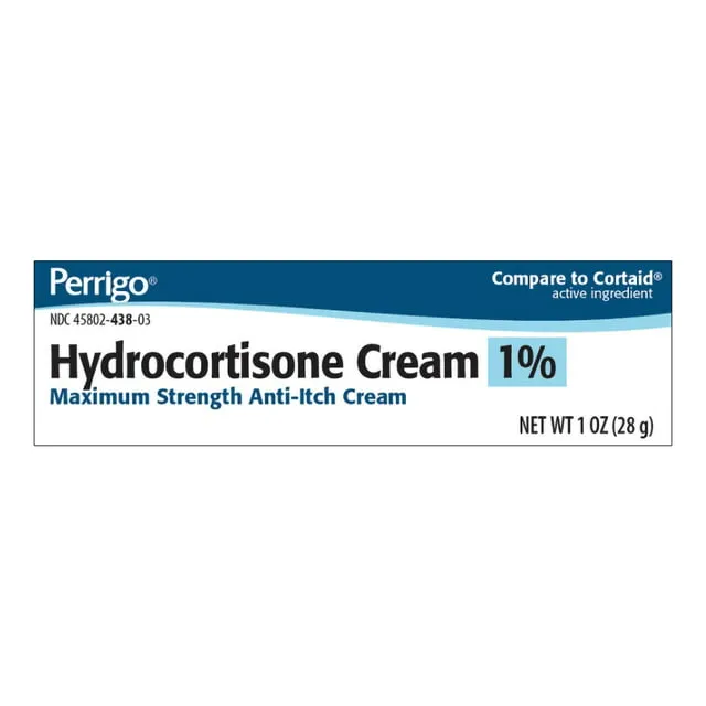 Equate Hydrocortisone 1% Anti-itch Cream with Aloe relieves itching 1 Oz (56 g)