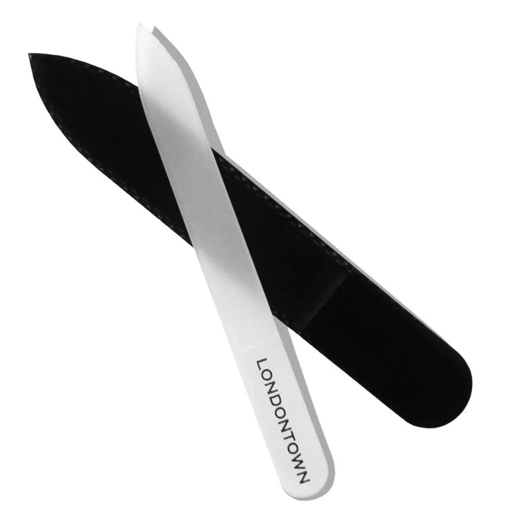 Londontown White Glass Nail File