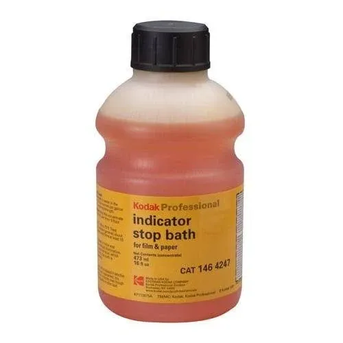 Kodak Indicator Stop Bath for Black and White Film (Makes 8-Gallons)